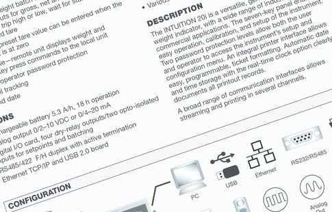 Product Data Sheets